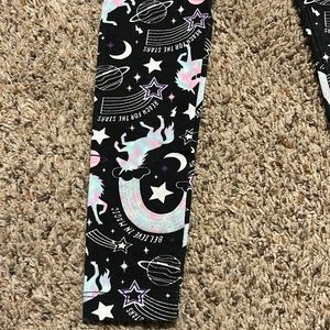 Wonder Nation Girl’s Unicorn Leggings Size 4/5